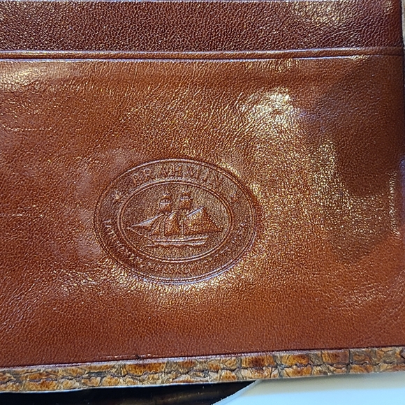 Brahmin Tan Crocodile Embossed Wallet - Picture 5 of 13